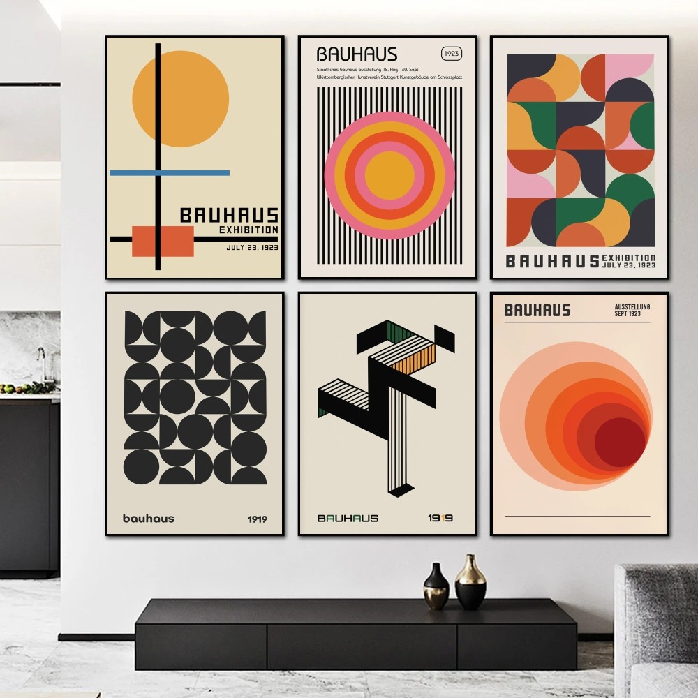 （2D Tin painting）Bauhaus Geome - Home Decor Outside review and price