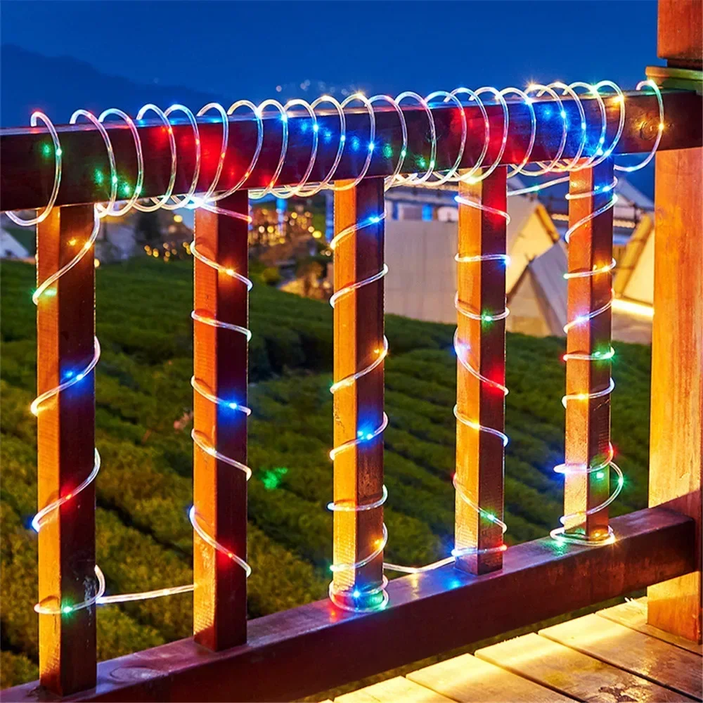 Solar Rope Lights Outdoor Blue - Rope Light Decoration review and price