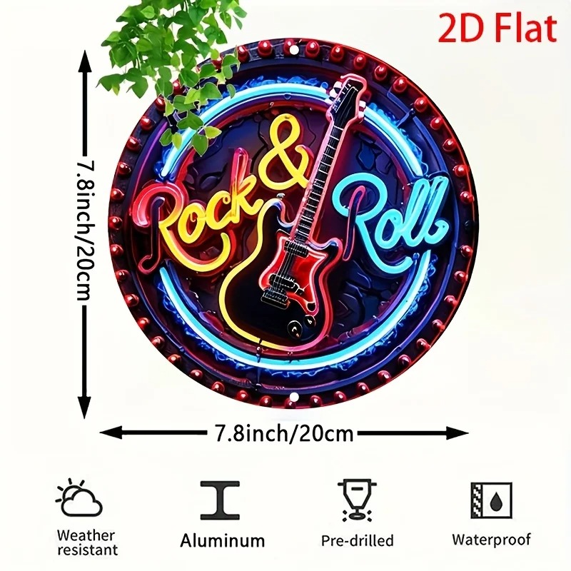 A Vintage Rock Neon Sign, 2Dfl - Home Decor Outside review and price