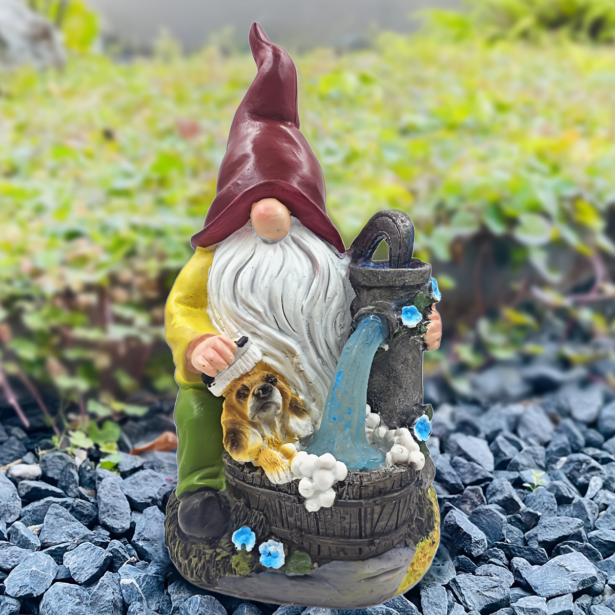 Solar Garden Outdoor Statue Li - Home Decor Outside review and price