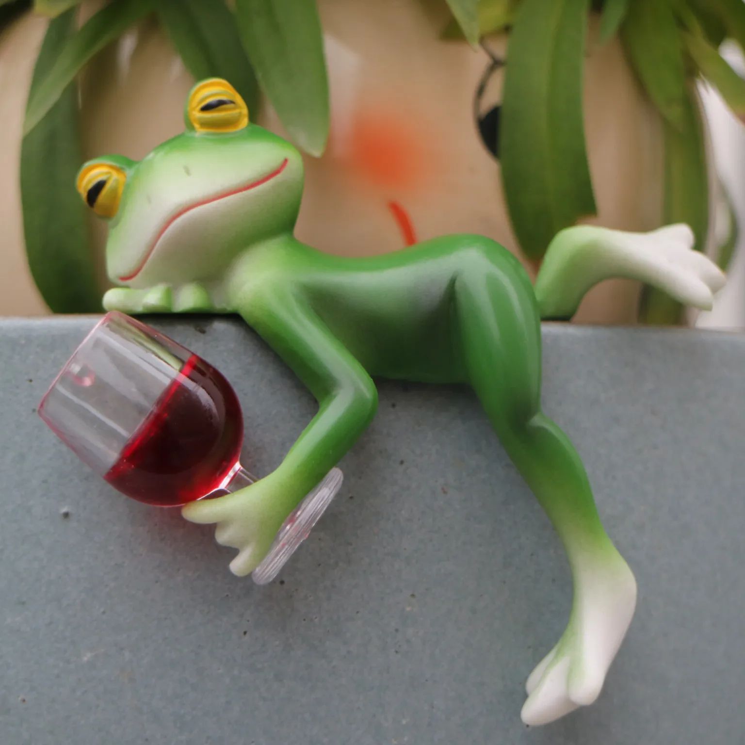 A delightful green frog and wi - Terrarium Glass Bottle review and price