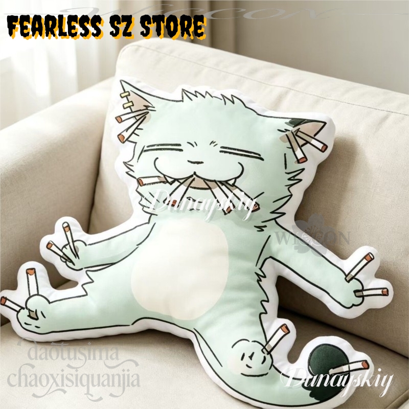 Chainsmoker Cat Q Version Doll - Home Decor Cat review and price