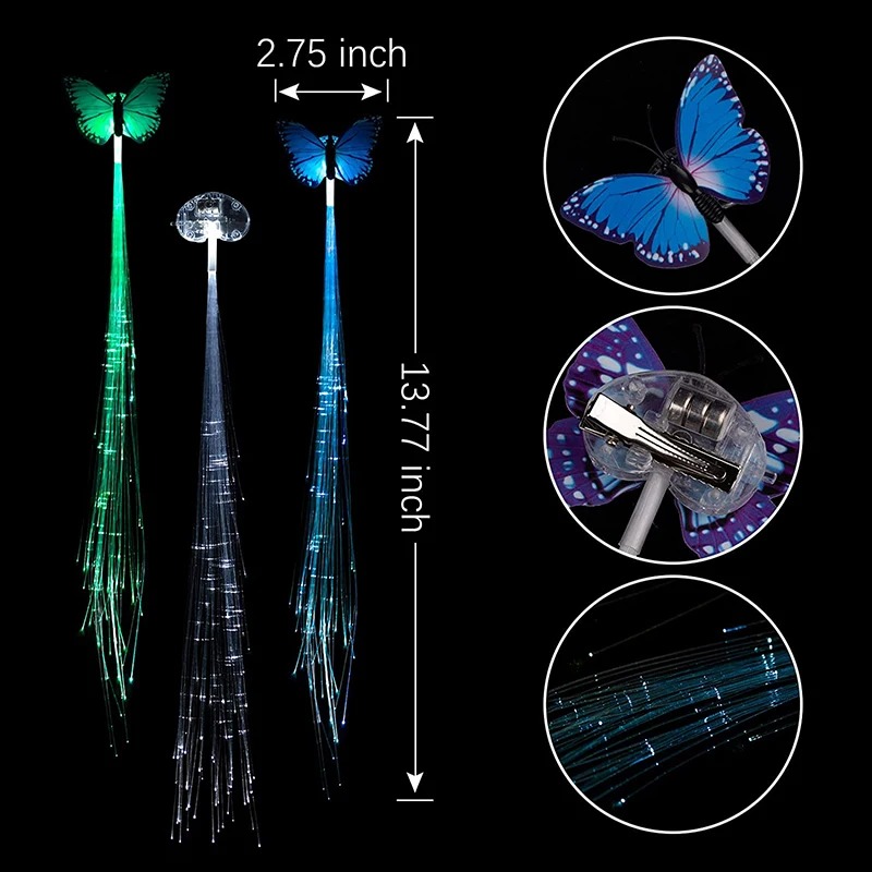 1-10PCS LED Glowing Hair Braid - Rope Light Decoration review and price