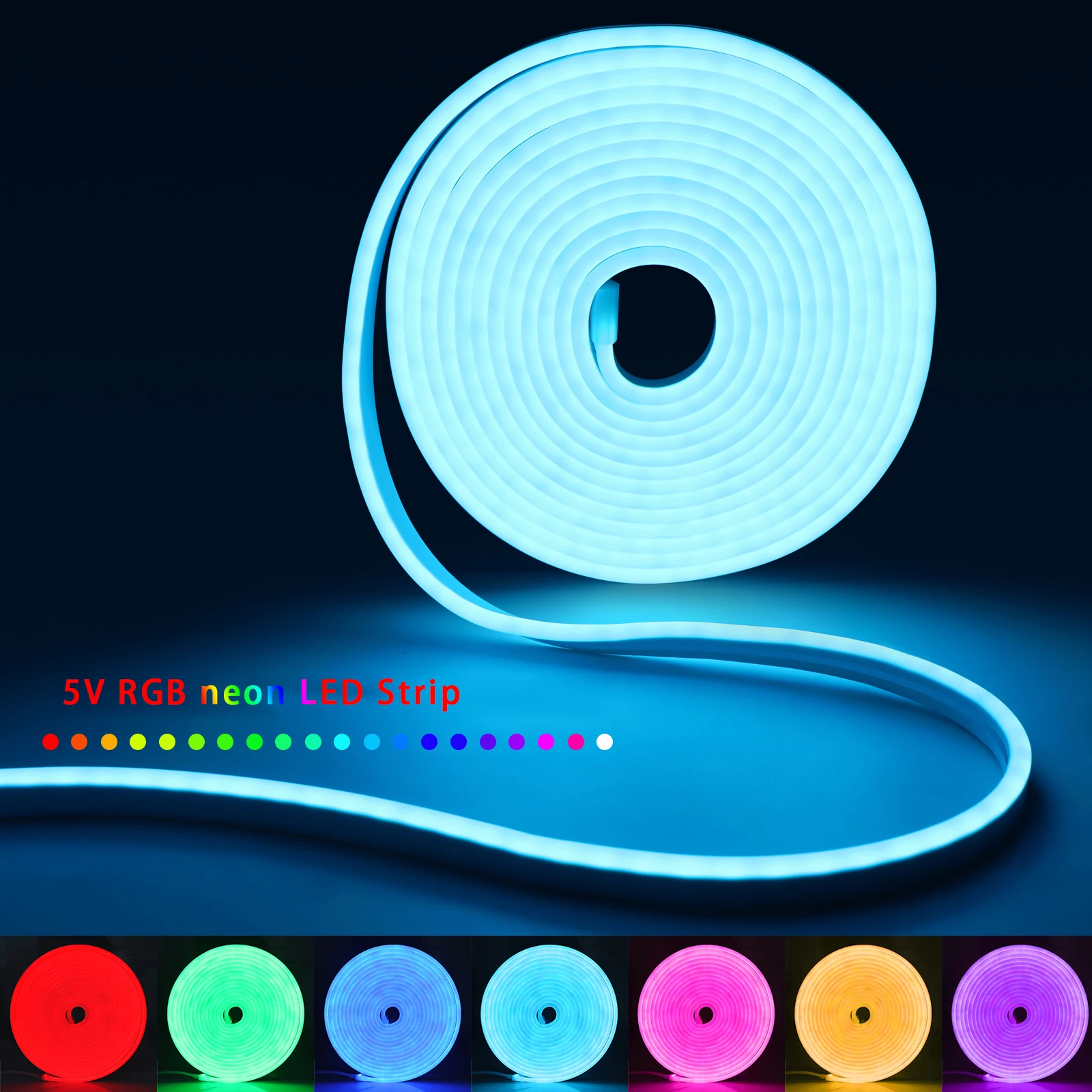 1-5m RGB LED Neon Strip Light  - Home Decor Lighting review and price