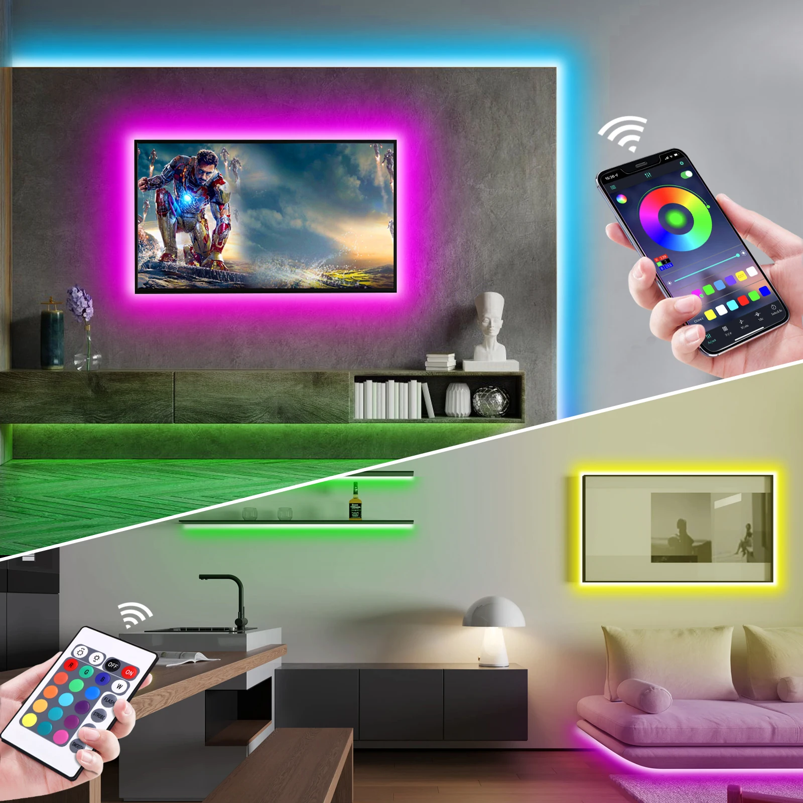 1-5m RGB LED Neon Strip Light  - Home Decor Lighting review and price